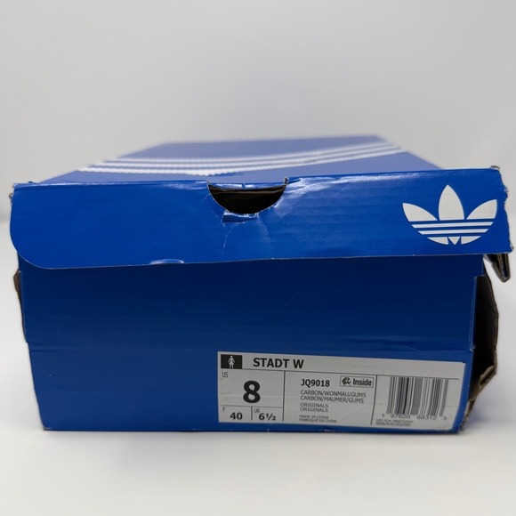 Adidas Stadt Womens Casual Sneakers Size 8 Carbon/Blush Pink/Gum Sole JQ9018-NWT - Picture 9 of 9